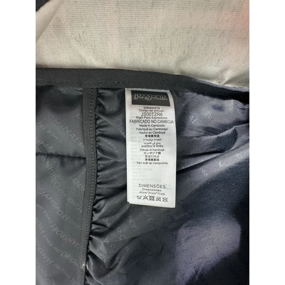Jansport right pack